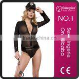 Newest High Quality Hot Sales Wholesale Woman Sexy Girl Police Costume thumbnail-1