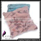 CX-D-17A Custom Genuine Rabbit Fur Decorative Pillow Cases thumbnail-1