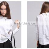 MAXNEGIO 2017 Women Clothing Cotton Frock Designs Short Front Long Back Top thumbnail-2