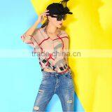 HOYUGO 2015 Two Color Fancy Fashion Top Women Frock Top thumbnail-4