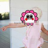 Hot Sale Boutique Baby Clothes Kid Clothing Pink Cotton Romper Design thumbnail-4