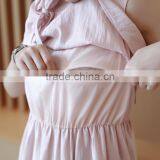 Zm30538a Women Maternity Clothing New Style Nursing Dresses2016 thumbnail-4