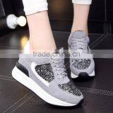 Zm11658a New Design Student Casual Sport Shoes Women Paillette Shoes thumbnail-2