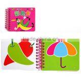 Custom Wire-o Book Printing Cheap Children Alphabet Learning Card Lamination Cover Book thumbnail-4