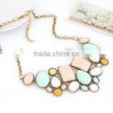 CHARM CRYSTAL FLOWER CHOKER CHUNKY STATEMENT BIB PENDANT CHAIN COLLAR NECKLACE thumbnail-5