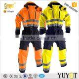 High Visibility Winter Waterproof Overall With Hood thumbnail-1
