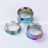 18mm Stainless Steel Ear Stretcher Expander Cylinder Multicolor China Body Jewellery thumbnail-3