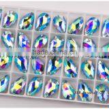 AB Color Flat Back Sew on Stones for Wedding Dress thumbnail-3