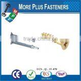 Taiwan M3 M12 M2.5-0.45 x 8mm DIN 7985 Phillips Drive Pan Head Grade A2 Stainless Steel Machine Screw With Hex Double Lock thumbnail-5