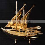 Noble Customized Made Golden Crystal Arab Modern Gold Or Silver Crystal Ship Model And Islamic Souvenirs Gifts thumbnail-6