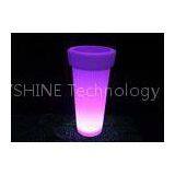 Polyethylene LED Lighted Ice Bucket With Lids For KTV , Wedding , Corporation Event