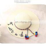 Parrel Truck Parent-Offspring Straw Hat Large Eaves Sunscreen Beach Hat thumbnail-5