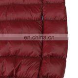100% Polyester Filling Red Custom Winter Nylon Padding Jacket for Men thumbnail-5