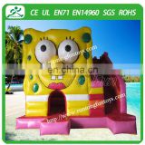 Happy Playground Sponge Cartoon Inflatable Castle Bouncer For Kids