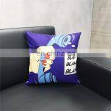 American Vintage Style Custom Printed Cushion Cover thumbnail-4