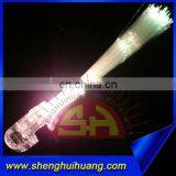 Colorful Plastic LED Flash Finger Lights With Optical Fiber