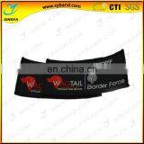 Black Woven Square Patches