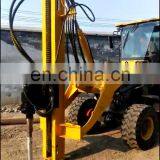 Hydraulic helical ground screw machine pile driver supplier