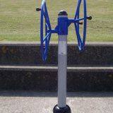 Community Fitness Equipment Double Person Big Wheels Physical Fitness and Arm Trainer Outdoor Fitness Equipment thumbnail-3