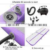 Inflatable Gym Air Track Purple Gymnastics Tumbling Mat With Free Air Pump thumbnail-6