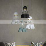 Badminton Shape Pendant Light European Style Design Holiday Indoor Decorative Metal Hanging Lighting for Home Decor thumbnail-3