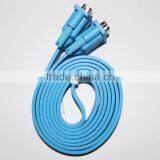 15 Pin ( 3+4 ) Male to Male FLAT VGA CABLE With Gold or Nickel Plated Connector thumbnail-1