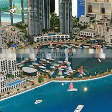 Seaside Holiday Hotel Building Model With Miniature Ship thumbnail-5