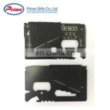 16 in 1 Multifunction EDC Survival Tool Credit Card Knife With Custom Engraved thumbnail-4