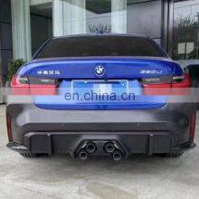 Factory Price For BMW 3 Series F30 Modified G20 Rear Bumper With Diffuser Exhaust Pipe for BMW Body Kit Car Bumper 2016-2018 thumbnail-3