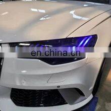 Обновленная полно-LED фара в стиле RS6 RS7 2021 года с динамическим подключением «плаг-н-плей» для Audi A6 C7 (2012 - 2015 гг.) thumbnail-5
