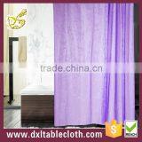 Best Design 100% Polyester Voile Curtain Purple Shower Curtain thumbnail-1