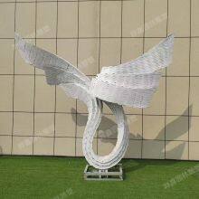 Stainless Steel Sculpture Stainless Steel Moon Tooth Sculpture Stainless Steel Sculpture Manufacturer Customization thumbnail-2