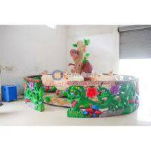 Zhongshan Tai Le Play Children's Small and Medium-sized Coffee Cup Play Equipment Rotating Coffee Cup Self-control Dinosaur Rotating Cup Flying Chair thumbnail-3