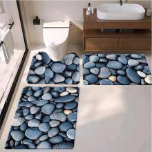 Luxury Wooden Print Anti-Fatigue Mat, Durable PVC Foam, Ergonomic Support for Bath Room thumbnail-2