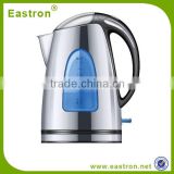 Custom 1700ml stainless steel 1.7L plastic travel electric kettle