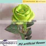 Wholesale Real Touch Light Green PU Rose Artificial Flower thumbnail-1