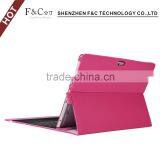 2015 PU Leather Folio Stand Cover for Microsoft Surface Pro 4 Case 12.3 Inch thumbnail-6