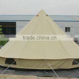 Hot Sale Outdoor 5M Cotton Canvas Bell Tent Glamping Tent thumbnail-1