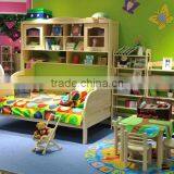 Metal Bunk Bed With Desk #SP-C208 thumbnail-1