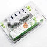 Super High Speed Computer Switch Button 4 Port Usb 3.0 Hub thumbnail-2