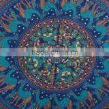 Indian Large Mandala Floor Cushion Cover Decorative Throw Pillows Pom Pom Outdoor Cushions Roundie Boho Pillow Shams thumbnail-2