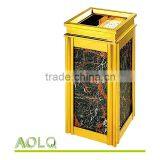Eco-friendly Modern Public Square Dust Bin /trash Can for Hotel thumbnail-1
