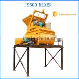 China Alibaba JS500 automatic concrete mixer/ Forced Concrete Mixer Price