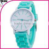 Fashion Super Soft Womens Jelly Silicone Sports Watch Students Watch