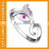 2016 Lovely Fox Shape 925 Silver Ring for Hot Sale Ring PGRG0093 thumbnail-1