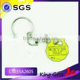 Gold Supermarket Shopping Cart Coin Token Key Chain
