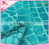 China manufacturer 100% polyester DTY super soft velboa plush fabric for toys