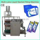 High-efficiency Automatic Sachet Cream Filling Machine/ Vertical Multi Lane Liquid Filling Machine