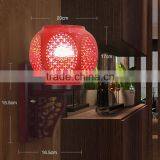 China Red Hollow Wall Light Lamp Lights Indoor Wall Light thumbnail-2