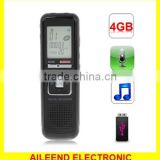 Support Telephone Recording Monitor&Recording and Hearing Aid & VOR Voice Control 4GB Digital Voice Recorder